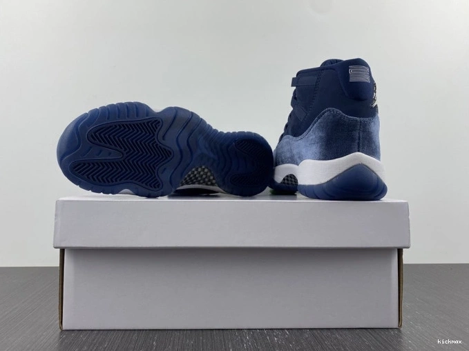 Rep MAX Jordan Velvet Air 11 Midnight Navy WMNS AR0715-441 0821